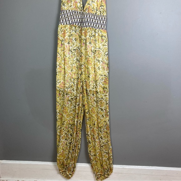 Free People jumpsuit XS Maria NWT REVOLVE soft yellow white breathable gauzy - Picture 10 of 10